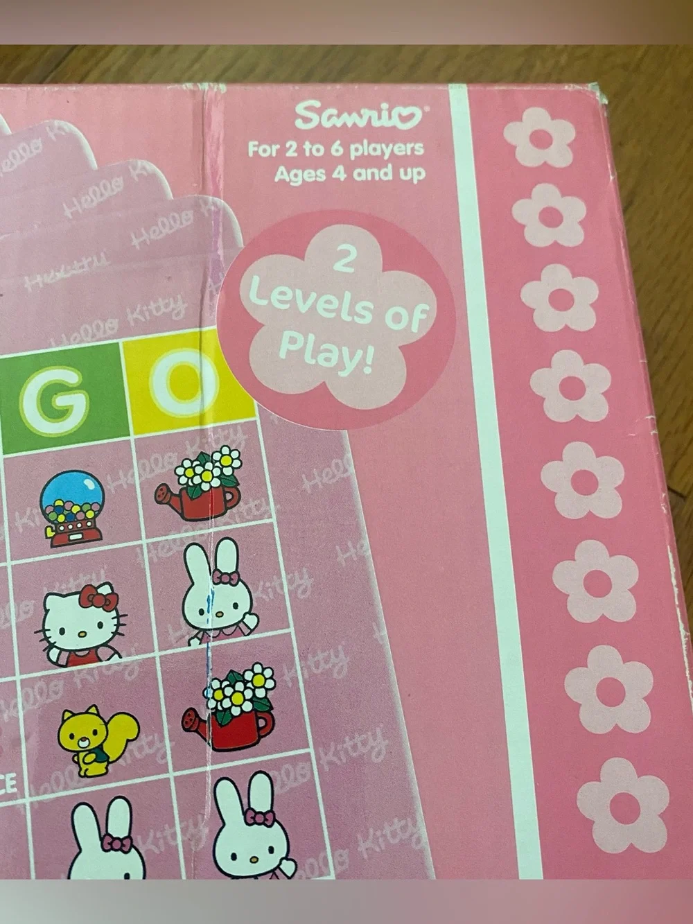 Sanrio Hello Kitty Pink Bingo Party Game Set